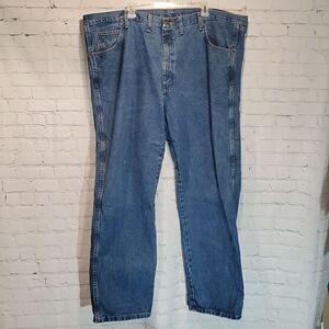 Men's big and tall rugged wear  Wrangler relaxed fit jeans